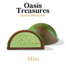 Gourmet Dubai Chocolate Advent Calendar by Oasis Treasures - 24-Day Countdown, 7 Assorted Gourmet Chocolate Flavors, Holiday Gift, 240g