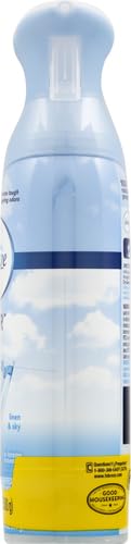 Febreze Air Mist Air Freshener Spray, Odor-Fighting Room Spray, Air Fresheners for Home and Bathroom and Kitchen, Aerosol Can, Linen & Sky Scent