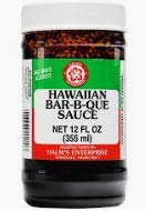 (Pack of 4) Halms Hawaiian Bar-B-Que Barbecue Sauce 12 Oz.