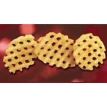 McCain Brew City Wide Mouth Waffle Cut French Fry, 4 Pound -- 6 per case.