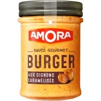 Amora Sauce Burger aux Oignons Caramelises 188g (Amora Burger Sauce with Caramelized Onions 188g)