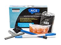 ACS Heavy Duty Liquid Grill Cleaner Kit, Cleaning Pads, Liquid Packs, Squeegee
