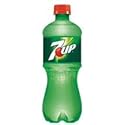 7up 20oz Soda Bottles, Pack of 24 (Total of 480 FL OZ)