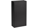 Pack of 3, Black Magnetic Closure Gift Box, 7x3.5x13.5" for Packaging Gift, Wine, Candy and Gourmet Food