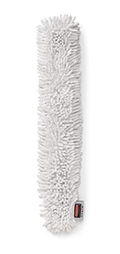 Rubbermaid Commercial Products HYGEN Flexible Microfiber Dusting Cover/Sleeve, 20 inch, White, for Janitorial/Professional Cleaning/Dusting/Wiping