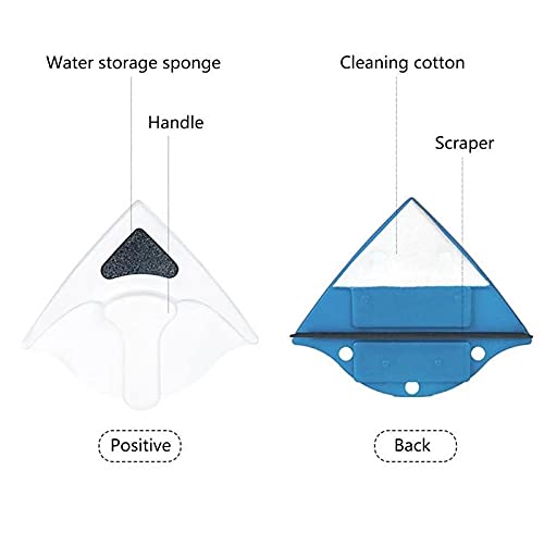 HUKK Magnetic Window Cleaner Brush Double Side For Washing Wiper Magnet Glass Cleaning Cleaner Windows Wash Window Glass Househo T2Q3 (A)