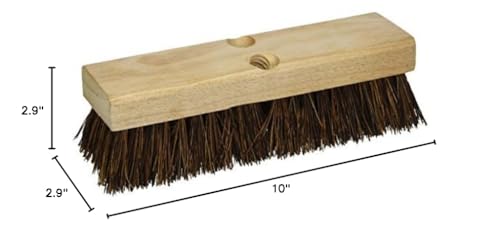 DQB 147479 10" Palmyra Deck Scrub Brush
