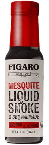 Crystal Louisiana's Mesquite Liquid Smoke & BBQ Marinade, 4 Ounce, Slow Roasted Mesquite Flavor Indoors and Out