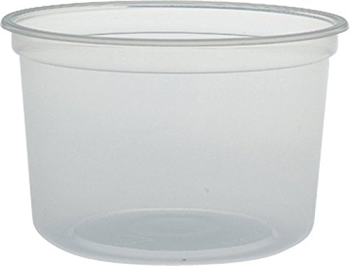 Solo MN16-0100 16 oz Translucent Polypro Plastic Deli Container (Case of 500)