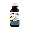 Native Vanilla - Organic Vanilla Flavor Non Alcoholic - 4 Fl Oz - Perfect for Cooking and Baking, and Dessert Crafting