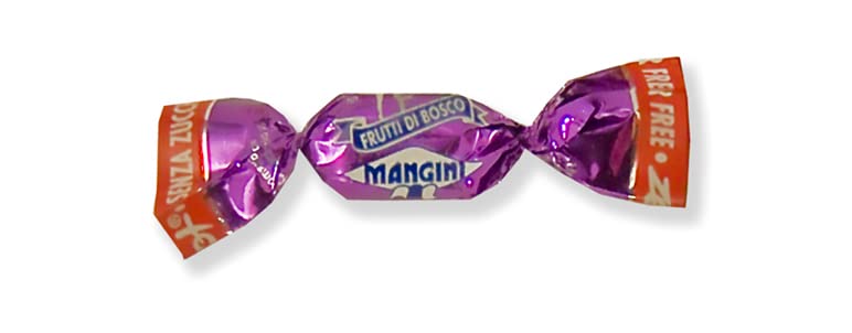 Mix berry Natural Sugar Free Candy With Stevia (Frutti di bosco Zero+) (2.200 Lbs)