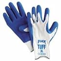Memphis Glove Flex-Tuff 10 Gage Bluelatex Ctd Palm - 12 Pair