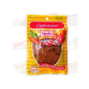 Thai-derm Brand Na-rok Mang-da Chili Flakes 22 G. , Thailand Spicy Foods
