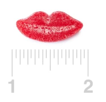 Sour Pucker Lips | Lip-Shaped Sour Gummies | 2 Pack, 2.8 oz Each | Valentine, Gifting, and Snacking