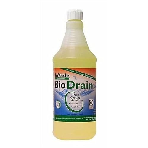 32 oz InVade Bio Drain Quart Restaurant Drain Gel Organic Treatment ~~ Eliminates Odors, Drain Flies, Phorid Flies, Fruit Flies, and prevention