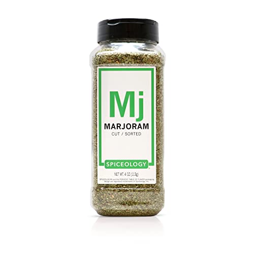 Spiceology - Dried Marjoram Herb Leaves - 4 ounces