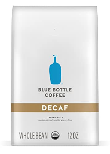 Blue Bottle Whole Bean Organic Coffee, Decaf, Medium Roast, 12 Ounce bag (Pack of 1)