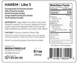 Harem Series Mixed Turkish Delight - 10pcs, 9.1oz (260g) Gourmet Turkish Delights Candy Assortment (Lokum) - Pistachio, Nut & Fruit Flavored Turkish