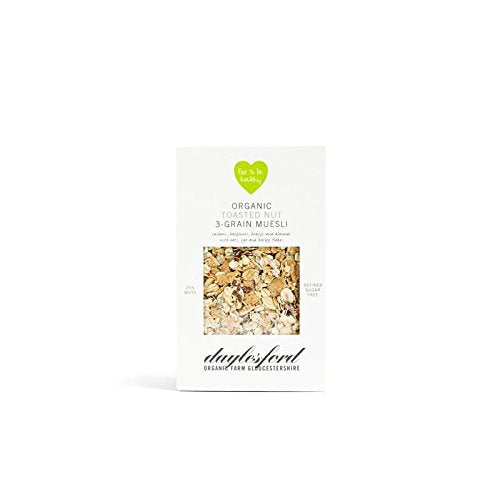Daylesford Organic Toasted Nut 3-Grain Muesli 450G (Pack of 2)
