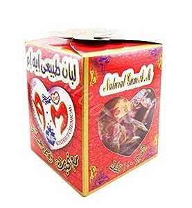 Natural Honey Mastic Chewing Turkish Gum Sugar Free 100 pieces of gum Smara gum pump Halal (1 box / 100 pieces) ???? ?????