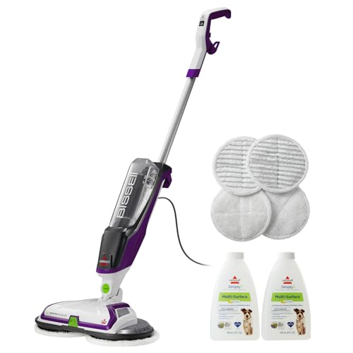 Bissell SpinWave Pet Hard Floor Corded Spin Mop, Electric Floor Cleaner with Washable Pads for Stain Removal on Sealed Hard Floors, 20399