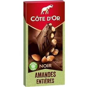 Cote D'Or Cote D’Or Chocolat Noir et Amandes Entieres 180g