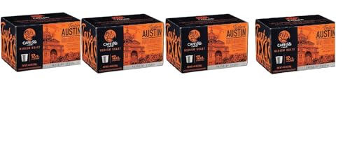 heb Cafe Ole by H?E?B Taste of Austin( touch of southern pecans and a hint of cinnamon flavor. )Single Serve Coffee Cups 12 ct(pack of 4)With free