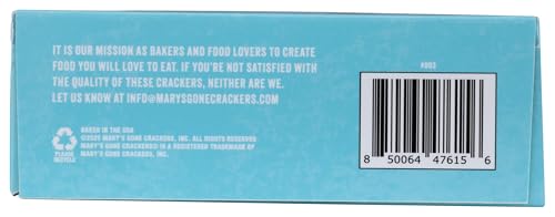 Marys Gone Crackers Organic Sea Salt Real Thin Crackers,