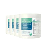 Zogics ecoPRO Plant-Based Disinfecting Wipes - Eco Friendly Wipes for Cleaning and Disinfecting Surfaces, Durable, Gentle, & Effective (Pack of 4)