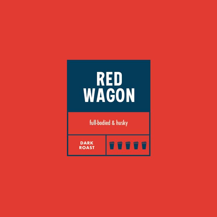 Boyd's Red Wagon Whole Bean Coffee, 5lb Bag - Dark Roast - Full-Bodied with Rich, Smoky Flavor and Hints of Dark Chocolate & Citrus