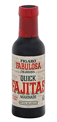 Crystal Louisiana's Fabulosa Fajitas Marinade, 8 Ounce, Natural Citrus, Garlic & Ginger for Char Boiled Flavor