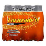 Lucozade Orange 12.85 floz plastic bottles 8 pack Imported from Ireland