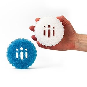 Used by Humans™ High-Performance 2pc Dish Sponge Set - Scratch-Free Scrubber for Kitchen & Bathroom, Flexible, Odor Resistant, Reusable, Deep Cleaning