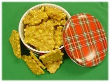 Old Fashioned Peanut or Pecan Brittle Gift Tin (Pecan Brittle) 1.5 LB. / 24 oz.