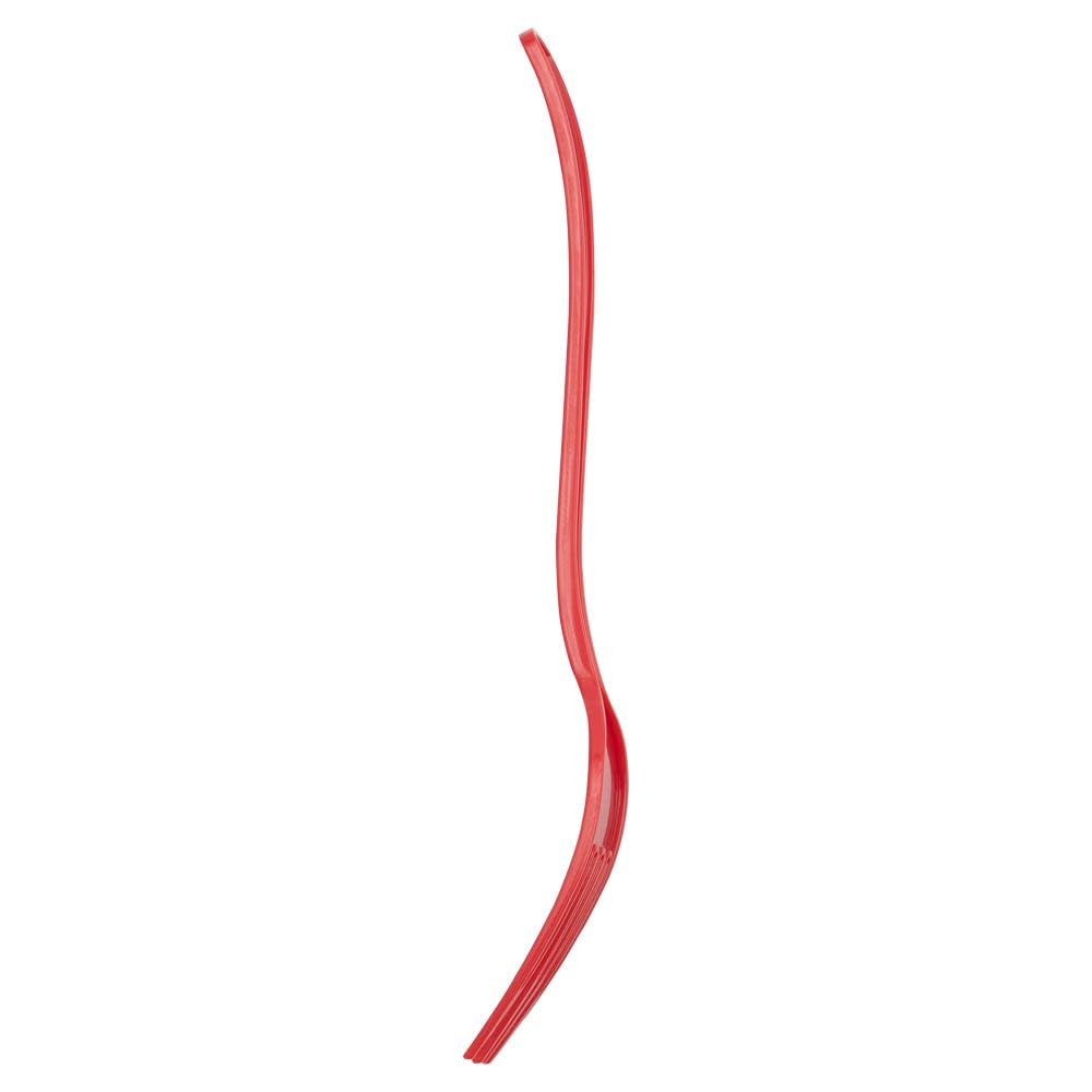 JAM PAPER Premium Utensils Party Pack - Plastic Forks - Red - 48 Disposable Forks/Pack