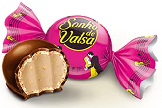 Bombom Sonho de Valsa - Lacta, Chocolate Candy Imported from Brazil (Pack of 1)