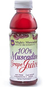gse Mighty Muscadine 100% Muscadine SuperFruit Juice Cold Pressed from the Grape and Full of Antioxidants - 10 oz Bottle ( 4 BOTTLES ) )