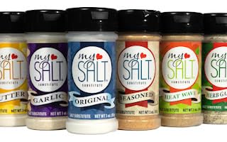 MySALT Salt Substitute - 100% Sodium Free - Set of 6 Varieties - Add the Tasty Salty Flavor You Are Missing to Your Low Sodium Diet