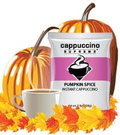 Cappuccino Supreme 2 lb bag Pumpkin Spice Instant Cappuccino Mix