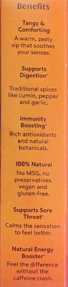 Insta-Rasam™ Tangy Herbal Elixir Stickpack 10-Pack | Vegan | No MSG | No Preservatives | Just Add Hot Water
