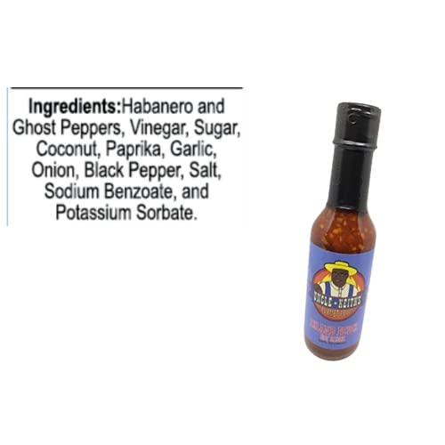 Uncle Keith's Gourmet Foods Island Fever Hot Sauce Exotic Spicy Sauce, 5 Ounces