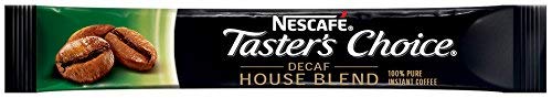 Nescafe Taster's Choice Decaf, House Blend Instant Coffee Single Serve Sticks, 16 Count (Pack of 1)