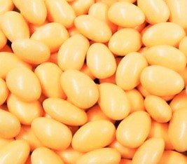 Peach Jordan Almonds by Its Delish, 3 LBS Bulk | Sugared Almond Nut with Sweet Hard Candy Coating - Bulk Wedding Favors, Bridal and Baby Showers