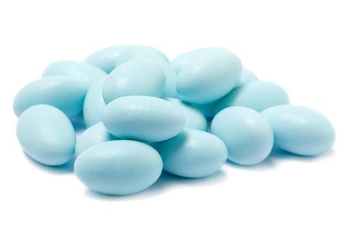 Blue Jordan Almonds (5 Pound Bag)