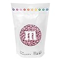 M&M’S WORLD Pink Milk Chocolate Candy 2lb Resealable Pack for Party Favors Decor Baby Shower Gender Reveal Valentines Day and Dessert Tables