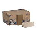 Pacific Blue Basic Recycled Multifold Paper Towels (Previously branded Envision) by GP PRO (Georgia-Pacific), Brown, 23304, 250 Towels Per Pack, 16