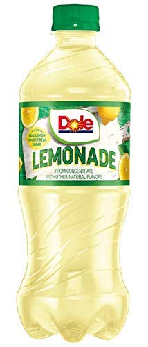 Dole lemonade 20 oz Soda Bottles (Pack of 24)