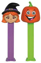 PEZ Candy Dispensers: Halloween Candy and Dispenser Set: Witch and Pumpkin
