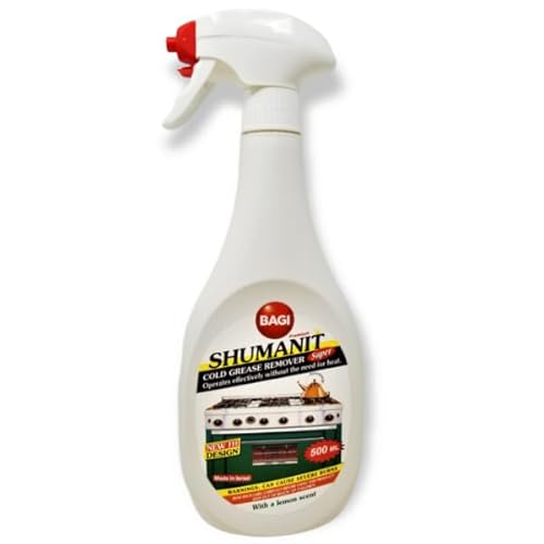 VeZee Bagi SHUMANIT - 16.9 Oz Cold Grease Remover. Spray for The immediate Removal of Stubborn and Burnt fats/Grease: 3Pk