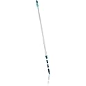 Leifheit Click System Handle, Mop Handle Adjustable and Extendable Between 145-400 cm, Telescopic Pole to Extend Reach of Squeegee, Duster or Mop Head